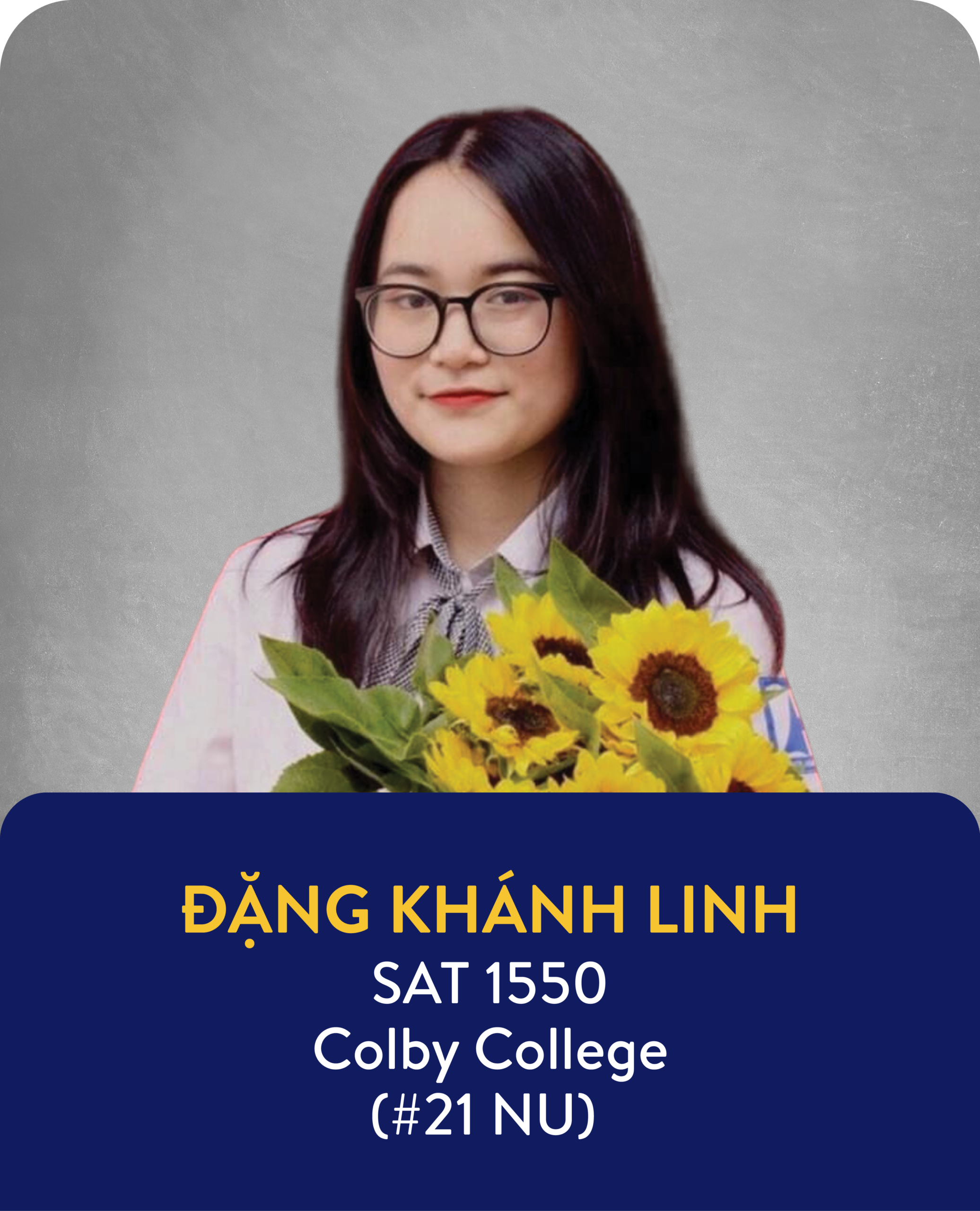 Khánh Linh - Học sinh IEG trúng tuyển Colby College