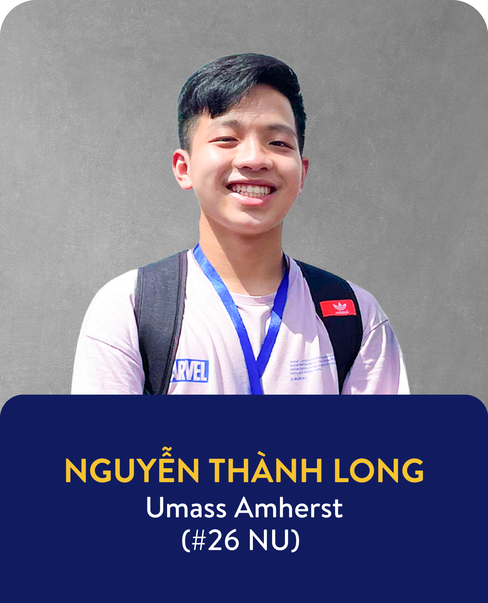 Thành Long - Học sinh IEG trúng tuyển Umass Amherst