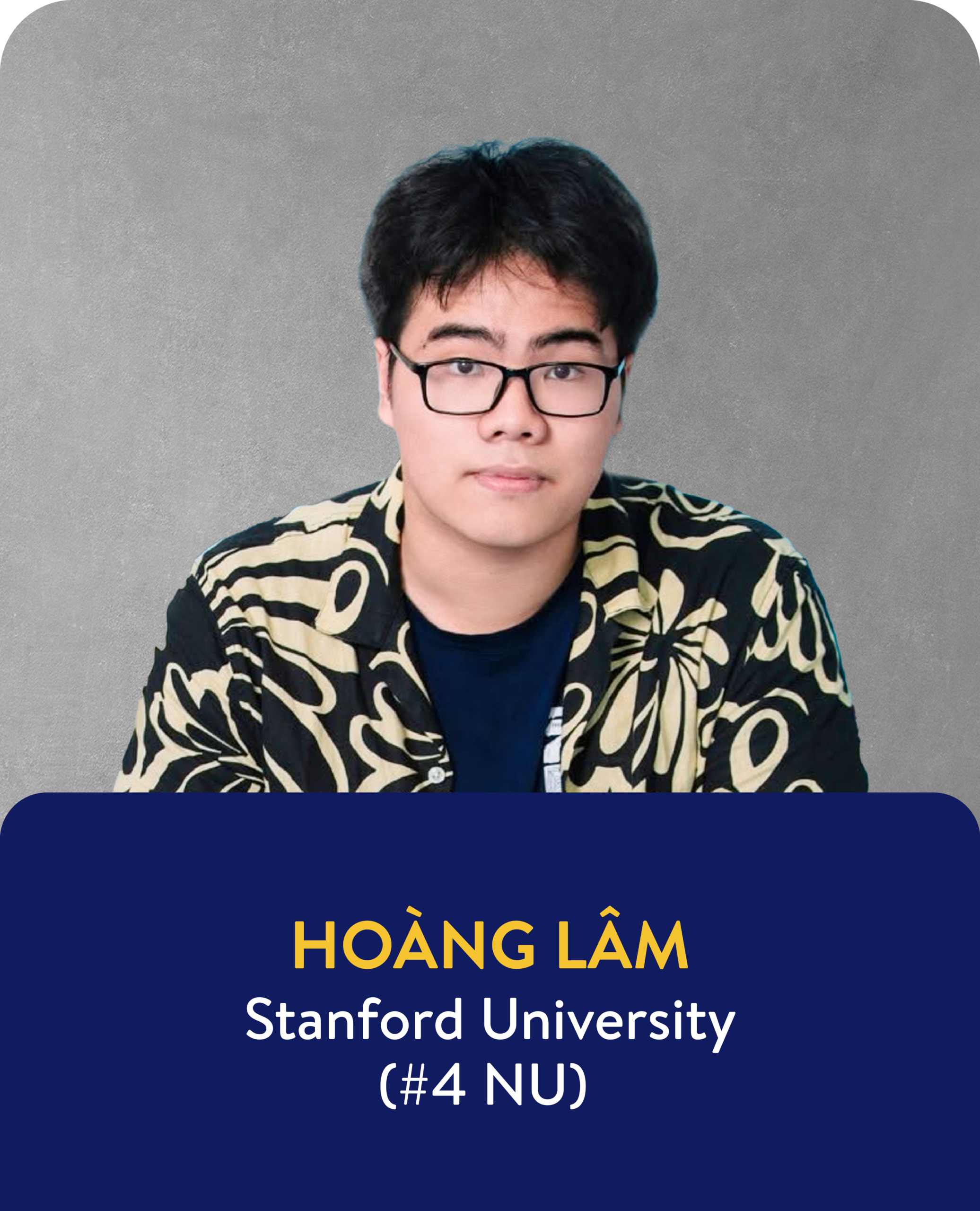 Hoàng Lâm - Học sinh IEG trúng tuyển Stanford University