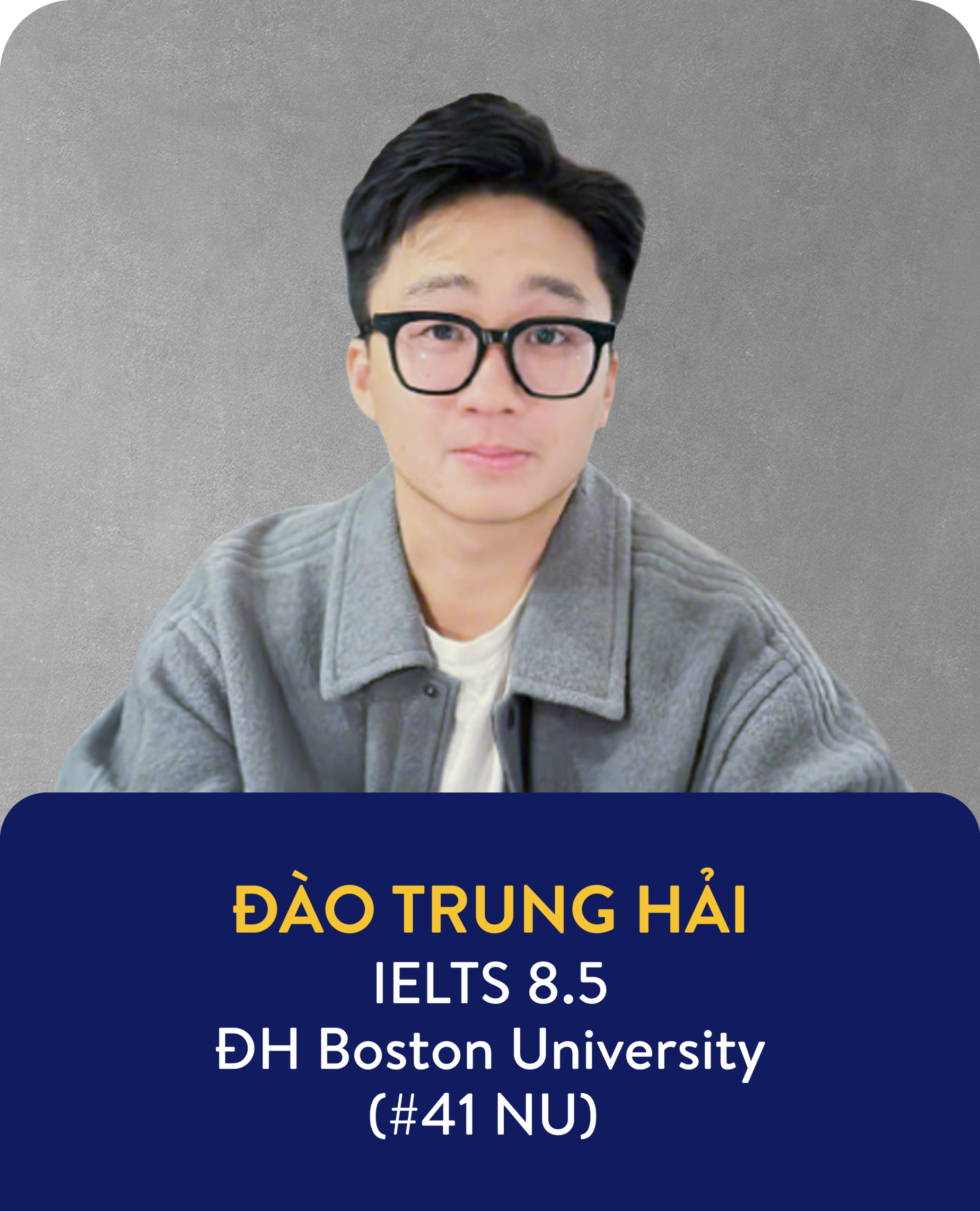 Trung Hải - Học sinh IEG trúng tuyển Boston University